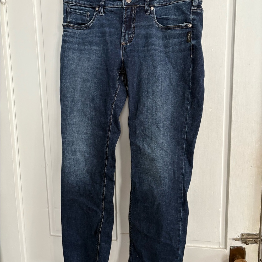 Silver Jeans Blue Straight Leg Denim